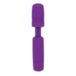Фиолетовый мини-вибратор POWER TIP JR MASSAGE WAND