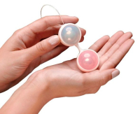 Розовые вагинальные шарики Luna Beards II