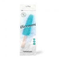 Голубой фаллоимитатор iScream Dildo - 22,5 см.