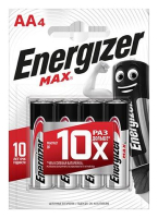 Батарейки Energizer MAX E91/AA 1,5V - 4 шт.