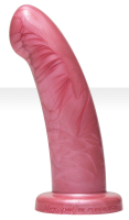 Розовый фаллоимитатор Golden Rose Dildo Medium - 15,3 см.