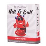 Стимулирующий презерватив-насадка Roll   Ball Strawberry