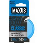 Классические презервативы в железном кейсе MAXUS Classic - 3 шт.