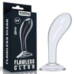 Прозрачный стимулятор простаты Flawless Clear Prostate Plug - 15 см.