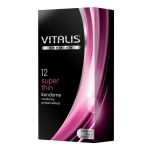 Ультратонкие презервативы VITALIS PREMIUM super thin - 12 шт.