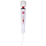 Белый проводной жезловый вибратор Magic Massager