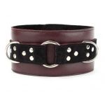 Бордовый ошейник Maroon Collar On The Strap