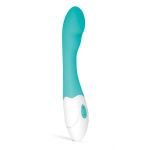 Зеленый вибратор для G-стимуляции Tate G-Spot Vibrator - 20 см.