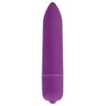 Фиолетовая удлинённая вибропуля Power Bullet Purple - 8,3 см.