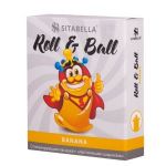 Стимулирующий презерватив-насадка Roll   Ball Banana