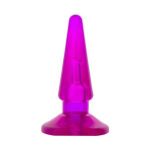 Фиолетовая анальная пробка BUTT PLUG - 9,5 см.