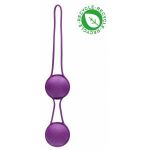 Фиолетовые вагинальные шарики Geisha со шнурком