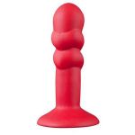 Красная анальная пробка SHOVE UP 5INCH SILICONE BUTT PLUG RED - 12,7 см.