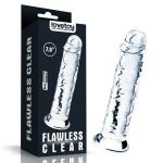 Прозрачный фаллоимитатор на присоске Flawless Clear Dildo - 18 см.