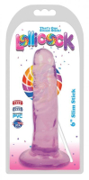 Фиолетовый фаллоимитатор Slim Stick Dildo - 15,2 см.