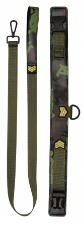 Ошейник с поводком Collar With Leash Army Theme