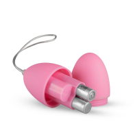 Розовое виброяйцо Vibrating Egg с пультом ДУ