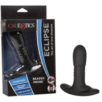 Черный массажер простаты Eclipse Beaded Probe - 12,75 см.