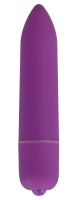 Фиолетовая удлинённая вибропуля Power Bullet Purple - 8,3 см.