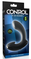 Черный вибромассажер простаты Ultimate Silicone P-Spot Massager