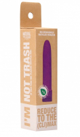 Фиолетовый вибратор 5.5  Vibrator Biodegradable - 14 см.