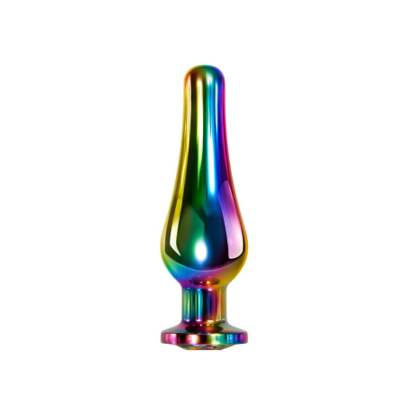 Радужная металлическая пробка Rainbow Metal Plug Medium - 11,1 см.