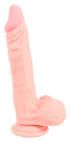 Реалистичный фаллоимитатор с чуть зауженной головкой Medical Silicone Dildo - 21 см.