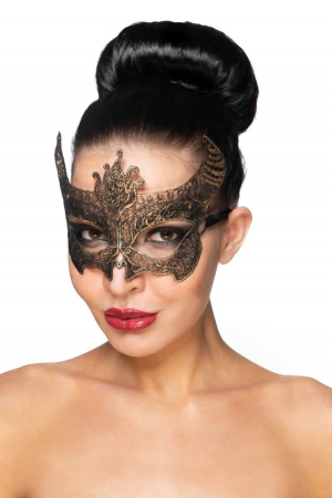 Золотистая карнавальная маска  Нунки