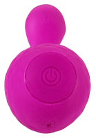 Лиловый вибратор-кролик Super Soft Silicone Rabbit Vibrator - 17,7 см.