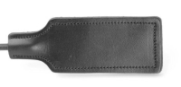 Черный кожаный стек - 62 см.