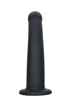 Черный анальный фаллоимитатор Serpens - 14 см.
